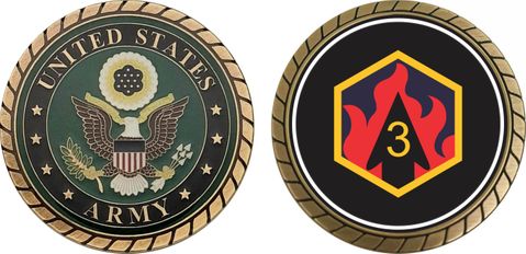 U.S. Army 3rd Chemical Brigade Challenge Coin