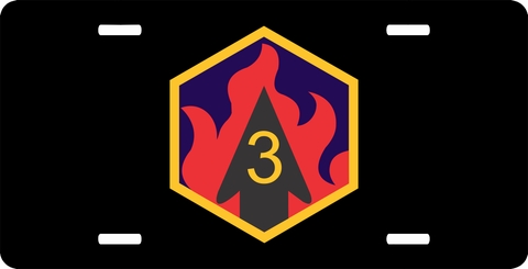 3rd Chemical Brigade License Plate