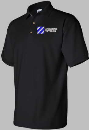 3rd Infantry Division Afghanistan Veteran Polo