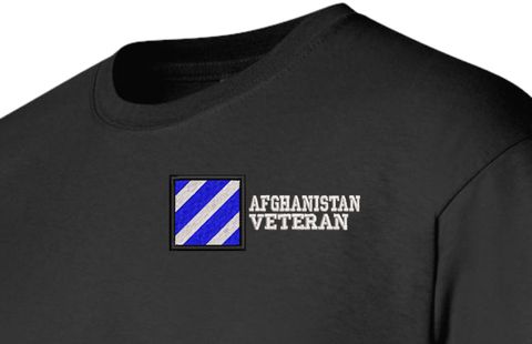 3rd Infantry Division Afghanistan Veteran T-Shirt