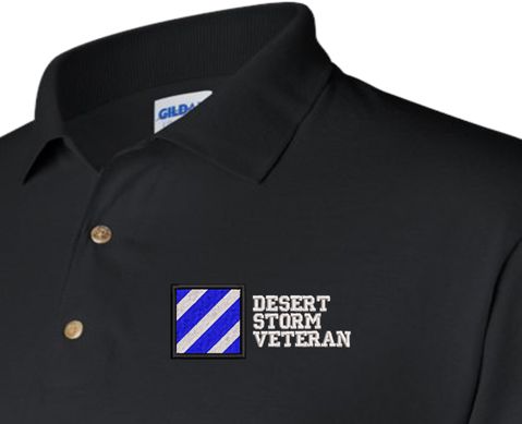 3rd Infantry Division Desert Storm Veteran Polo