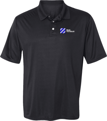 3rd Infantry Division Iraq Veteran Moisture Wicking Polo