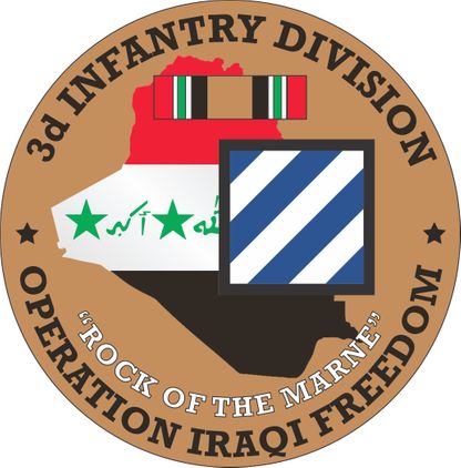 3rd Infantry Division OIF Decal