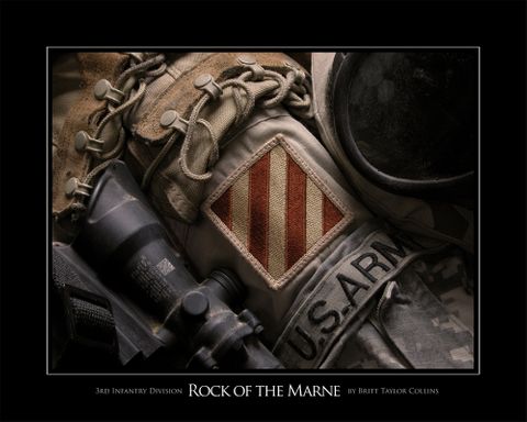 3rd Infantry Division - Rock of the Marne - Giclee Print