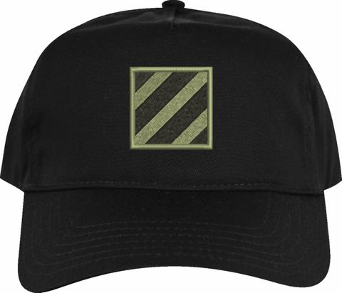 3rd Infantry Division Subdued Custom Embroidered Cap