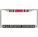 3rd Infantry Division WW2 Veteran Service Ribbon License Plate Frame