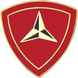 3rd Marine Division Military Lapel Pin (5/8 inch)