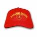 3rd Marine Division 'Fidelity, Honor, Valor' Marine Corps Low-Profile Made in USA Red Cotton Twill Cap