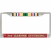 3rd Marine Division Gulf War Veteran License Plate Frame