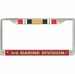 3rd Marine Division Iraq Veteran License Plate Frame