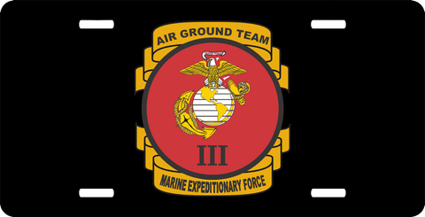 3rd Marine Expeditionary Force License Plate