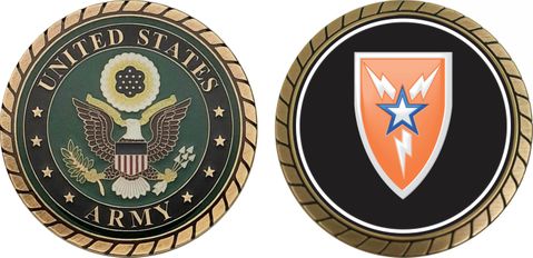 U.S. Army 3rd Signal Brigade Patch Challenge Coin
