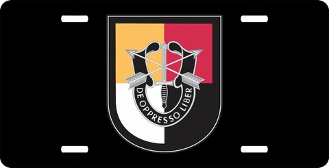 3rd Special Forces Group Flash License Plate