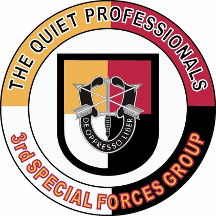3rd Special Forces Group Quiet Professionals Decal