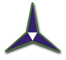 3rd U.S. Army Corps Patch Vinyl Transfer Decal