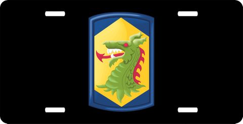404th Chemical Brigade PatchLicense Plate