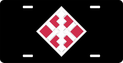 411th Engineer Brigade PatchLicense Plate