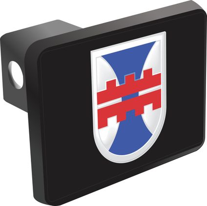412th Engineer Corps Command Patch Hitch Cover