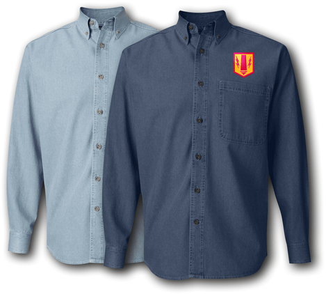 41st Field Artillery Brigade Denim Shirt