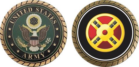 U.S. Army 425th Transportation Brigade Patch Challenge Coin