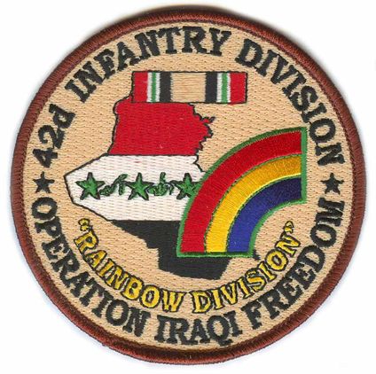 42nd Infantry 4" Operation Iraqi Freedom Patch