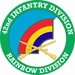 42nd Infantry Division with Crossed Rifles Decal
