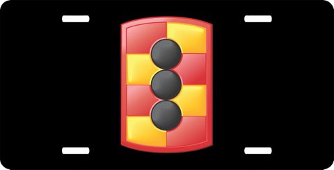 434th Field Artillery Brigade PatchLicense Plate