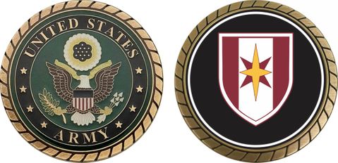 U.S. Army 44th Medical Brigade Challenge Coin