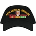 44th Medical Brigade Vietnam Veteran Embroidered Cap with Ribbons