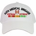 44th Medical Brigade Vietnam Veteran Embroidered Cap with Ribbons