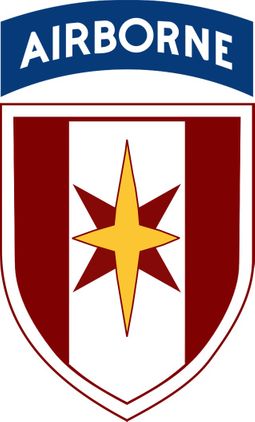 44th Medical Brigade with Airborne Tab Decal