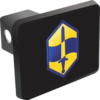 460th Chemical Brigade Patch Hitch Cover