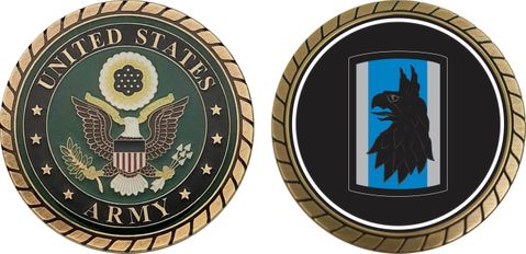 U.S. Army 470th Military Intelligence Brigade Patch Challenge Coin