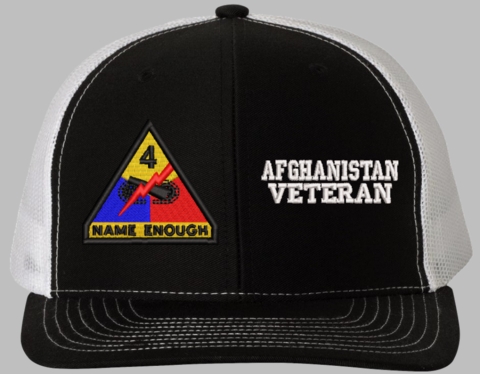 4th Armored Afghanistan Veteran Split Cap