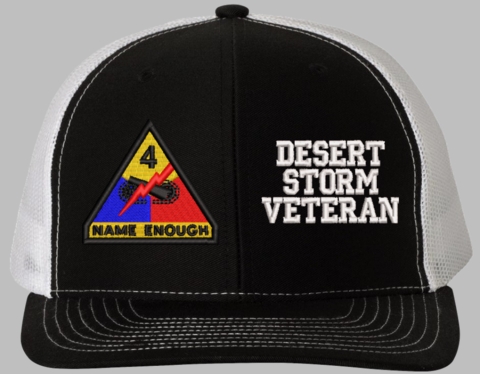 4th Armored Desert Storm Veteran Split Cap