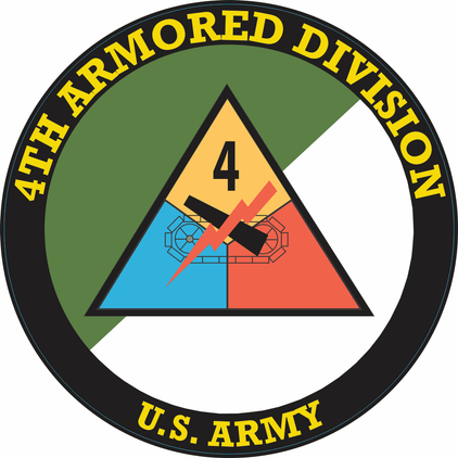 4th Armored Division Decal