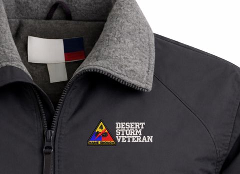4th Armored Division Desert Storm Veteran 3-Season Jacket
