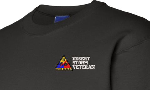 4th Armored Division Desert Storm Veteran Sweatshirt