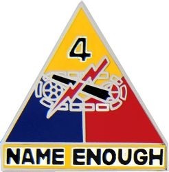 4TH ARMORED DIVISION LAPEL PIN