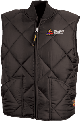 4th Armored Division Retired Game Sportswear Finest Vest