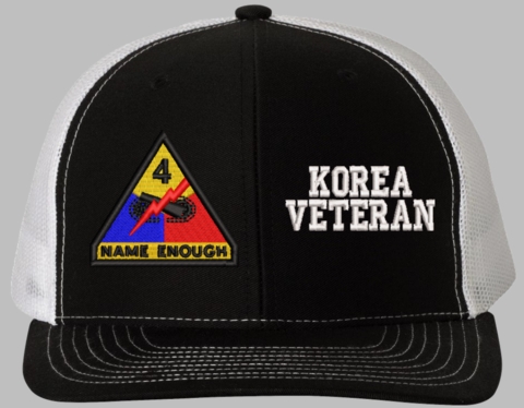 4th Armored Korea Veteran Split Cap