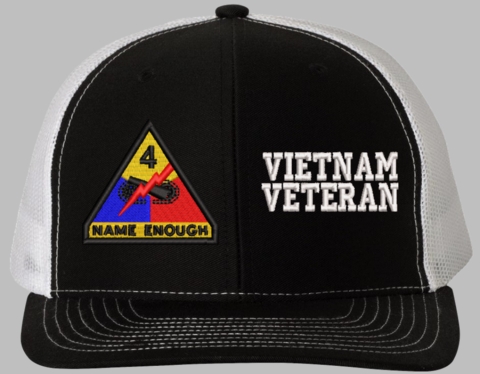 4th Armored Vietnam Veteran Split Cap