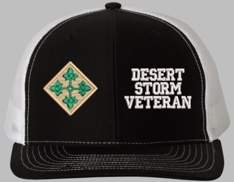 4th Infantry Desert Storm Veteran Split Cap