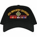4th Infantry Division Afghanistan Veteran Embroidered Cap with Ribbons