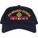 4th Infantry Division Afghanistan Veteran Embroidered Cap with Ribbons