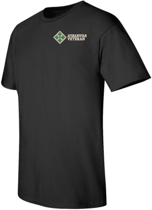 4th Infantry Division Afghanistan Veteran T-Shirt