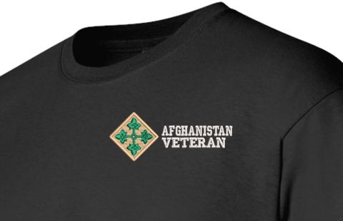 4th Infantry Division Afghanistan Veteran T-Shirt