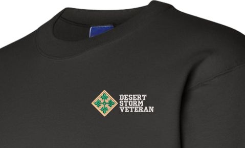 4th Infantry Division Desert Storm Veteran Sweatshirt