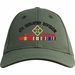 4th Infantry Division Iraq Veteran Embroidered Cap with Ribbons