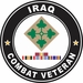 4th Infantry Iraq Campaign with ribbons